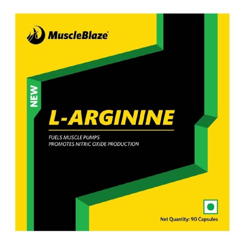MuscleBlaze L-Arginine, 90 capsules Unflavoured MuscleBlaze L-Arginine, 90 capsules Unflavoured