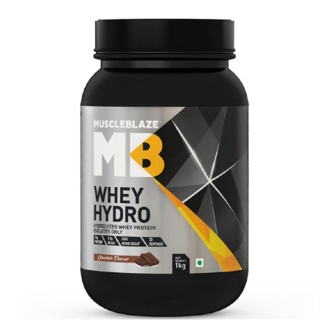 MuscleBlaze Whey Hydro, 2.2 lb Chocolate MuscleBlaze Whey Hydro, 2.2 lb Chocolate