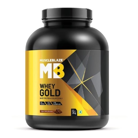 MuscleBlaze Whey Gold, 4.4 lb Rich Milk Chocolate MuscleBlaze Whey Gold, 4.4 lb Rich Milk Chocolate