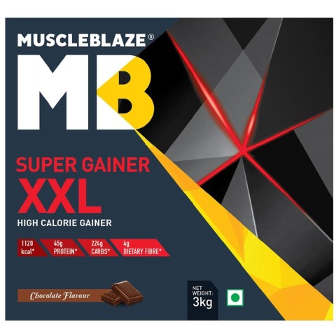 MuscleBlaze Super Gainer XXL, 6.6 lb Chocolate MuscleBlaze Super Gainer XXL, 6.6 lb Chocolate