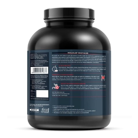 MuscleBlaze Weight Gainer with Added Digezyme, 6.6 lb Chocolate MuscleBlaze Weight Gainer with Added Digezyme, 6.6 lb Chocolate
