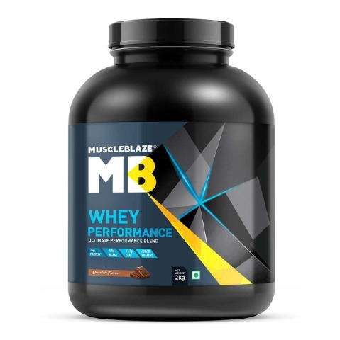 MuscleBlaze Whey Performance (70%) Protein, 4.4 lb Chocolate MuscleBlaze Whey Performance (70%) Protein, 4.4 lb Chocolate