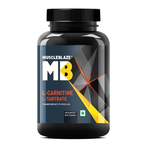 2 - MuscleBlaze L-Carnitine L-Tartrate, 60 capsules Unflavoured 2 - MuscleBlaze L-Carnitine L-Tartrate, 60 capsules Unflavoured