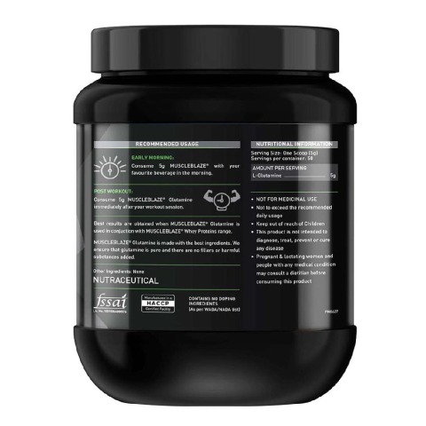 6 - MuscleBlaze Micronized Glutamine, 0.55 lb Unflavoured 6 - MuscleBlaze Micronized Glutamine, 0.55 lb Unflavoured