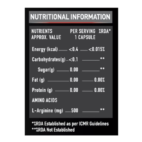 4 - MuscleBlaze L-Arginine, 90 capsules Unflavoured 4 - MuscleBlaze L-Arginine, 90 capsules Unflavoured