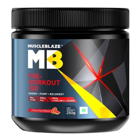 MuscleBlaze PRE Workout 300, 0.55 lb Melon Twist MuscleBlaze PRE Workout 300, 0.55 lb Melon Twist
