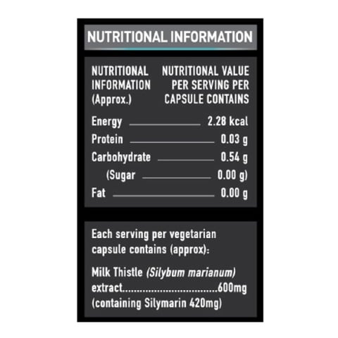 Supplement - MuscleBlaze Milk Thistle, 60 capsules Unflavoured Supplement - MuscleBlaze Milk Thistle, 60 capsules Unflavoured