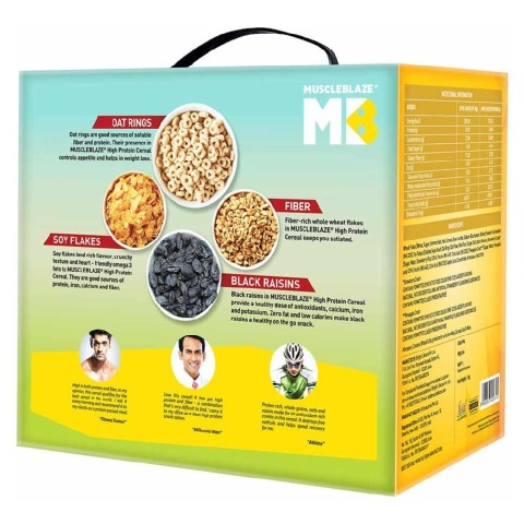 4 - MuscleBlaze High Protein Cereal, 1 kg Unflavoured 4 - MuscleBlaze High Protein Cereal, 1 kg Unflavoured