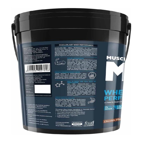 Benefit - MuscleBlaze Whey Performance (70%) Protein, 8.8 lb Chocolate Benefit - MuscleBlaze Whey Performance (70%) Protein, 8.8 lb Chocolate