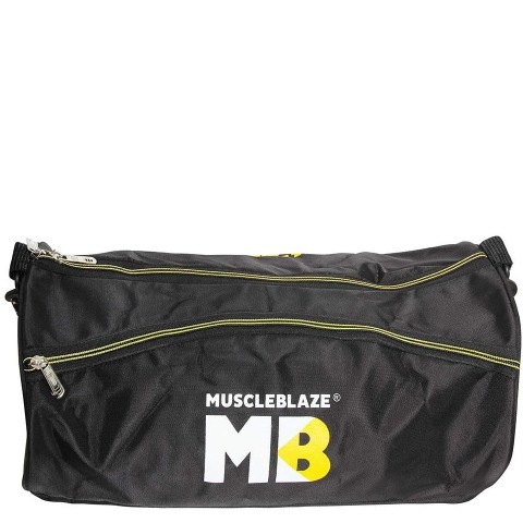 3 - MuscleBlaze Ziddis Don't Wait Gym Bag, Black 3 - MuscleBlaze Ziddis Don't Wait Gym Bag, Black