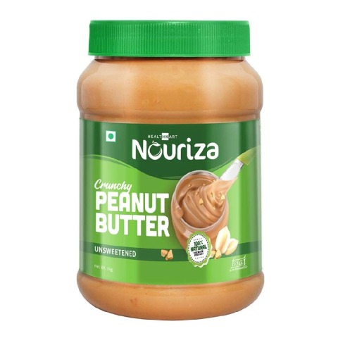 1 - Nouriza Peanut Butter 100% Natural Unsweetened, 1 kg Crunchy 1 - Nouriza Peanut Butter 100% Natural Unsweetened, 1 kg Crunchy