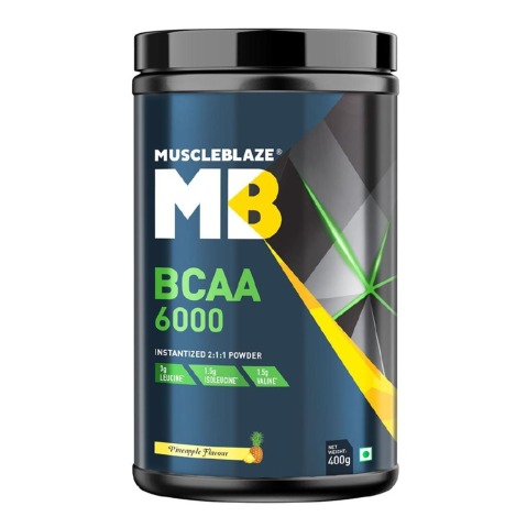 2 - MuscleBlaze BCAA 6000 Amino Acid Powder, 0.88 lb 50 Servings (Pineapple) 2 - MuscleBlaze BCAA 6000 Amino Acid Powder, 0.88 lb 50 Servings (Pineapple)