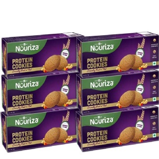 1 - Nouriza Protein Cookies, 360 g Fruit n Nut (6 x 60 g) 1 - Nouriza Protein Cookies, 360 g Fruit n Nut (6 x 60 g)