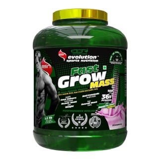 ESN Fast Grow Mass (Weight Gainer), Strawberry 5.5 Lb