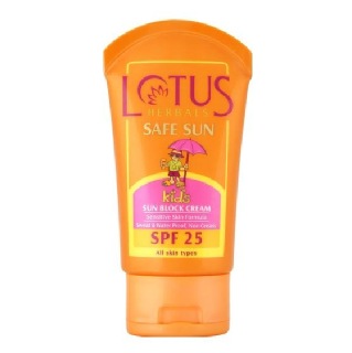 Lotus Herbals Herbal Kids Safe Sun Block Cream, 50 G