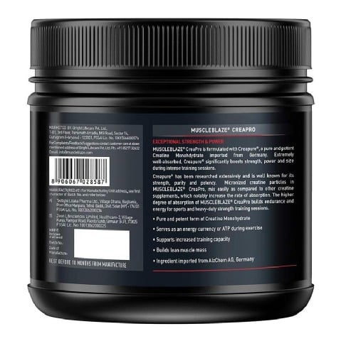 Benefit - MuscleBlaze CreaPRO Creatine with Creapure, Orange 0.55 lb Benefit - MuscleBlaze CreaPRO Creatine with Creapure, Orange 0.55 lb