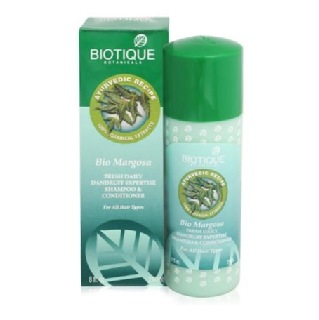 Biotique Margosa Fresh Daily Dandruff Expertise Shampoo & Conditioner, 210 Ml For All Hair Types