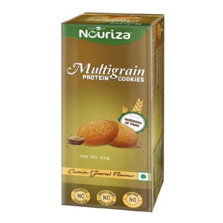 Front2 - Nouriza Multigrain Protein Cookies, 360 g Cumin (6 x 60 g) Front2 - Nouriza Multigrain Protein Cookies, 360 g Cumin (6 x 60 g)