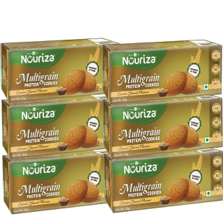 15 - Nouriza Multigrain Protein Cookies, 360 g Cumin (6 x 60 g) 15 - Nouriza Multigrain Protein Cookies, 360 g Cumin (6 x 60 g)