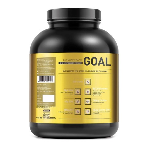 Benefit - MuscleBlaze Gold Gainer XXL, 6 lb Chocolate Bliss Benefit - MuscleBlaze Gold Gainer XXL, 6 lb Chocolate Bliss
