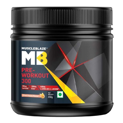 2 - MuscleBlaze PRE Workout 300, 0.55 lb Fruit Punch 2 - MuscleBlaze PRE Workout 300, 0.55 lb Fruit Punch