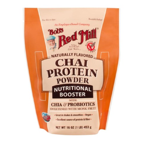 1 - Bob's Red Mill Gluten Free Nutritional Booster Protein Powder,  1 lb  Chai 
