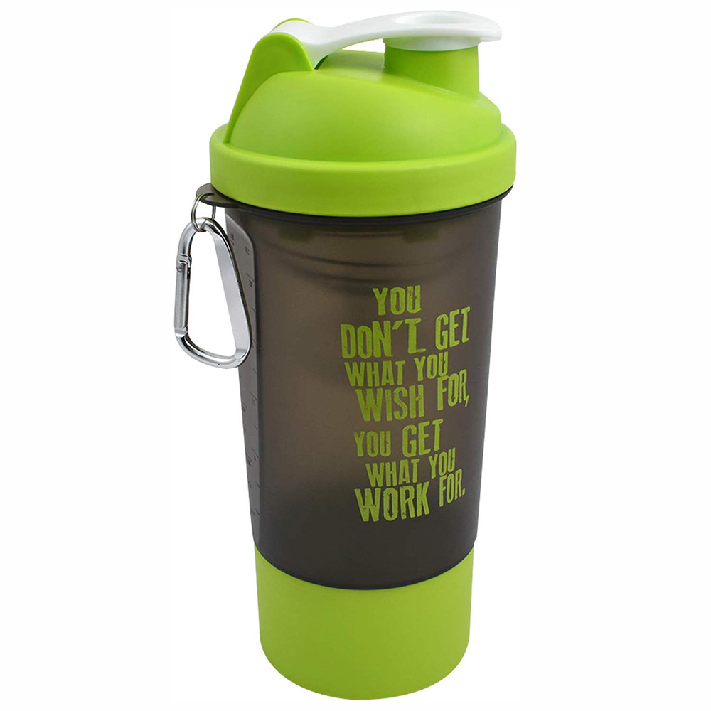 Greenbee Protein Shaker,  Green & Black  500 ml 
