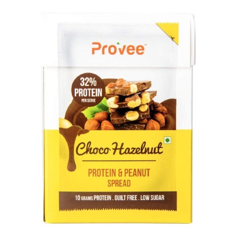 Provee Protein and Peanut Spread,  6 sachets/pack  Choco Hazelnut 