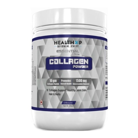 3 - HealthXP Collagen Powder, 0.2 kg Unflavoured