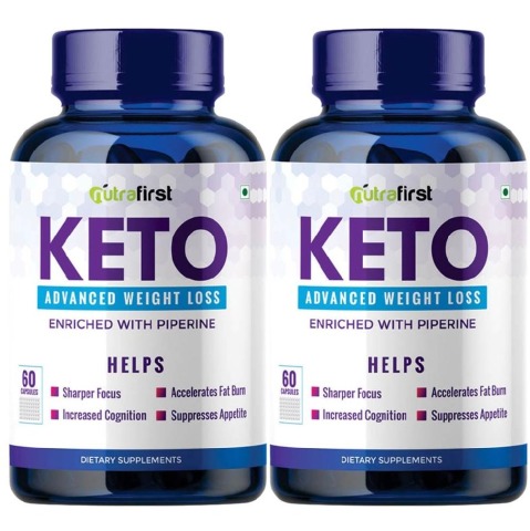 NutraFirst Keto Advanced Weight Loss 60 capsules Unflavoured Pack of 2