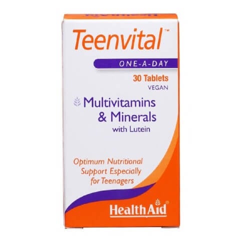 HealthAid Teenvital, Unflavoured 30 tablet(s) HealthAid Teenvital, Unflavoured 30 tablet(s)