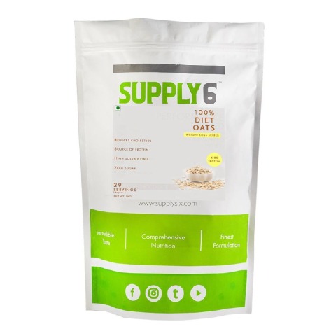 Supply6 100% Diet Oats,  Unflavoured  1 kg 