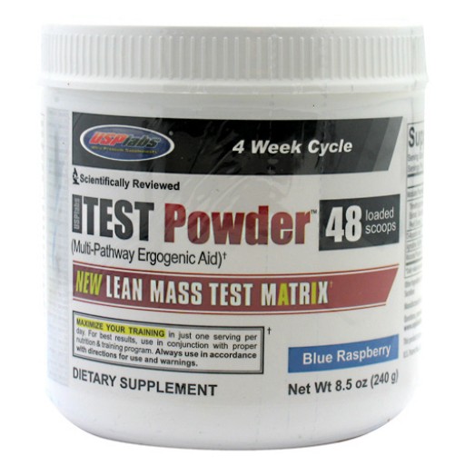 USPlabs Test Powder,  0.52 lb  Blue Raspberry 