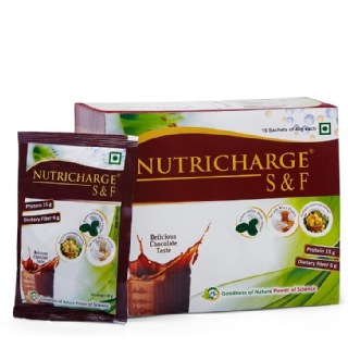 Nutricharge S&F Nutritional Shake Mix, 0.6 kg Delicious Chocolate