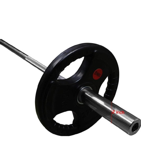 Fitsy Olympic Weight Plates for Gym (Pair),  Black  10 kg 