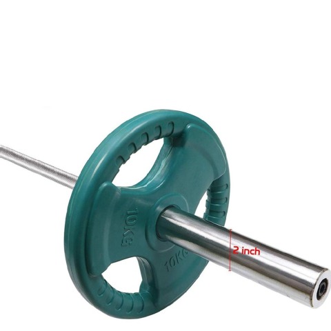 Fitsy Olympic Weight Plates for Gym (Pair),  Green  10 kg 