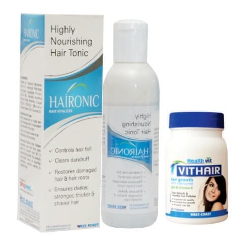 Healthvit Hair Fall and Hair Growth kit, Unflavoured 2 Piece(s)/Pack Healthvit Hair Fall and Hair Growth kit, Unflavoured 2 Piece(s)/Pack