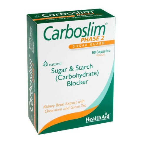 HealthAid Carboslim Phase 2, 60 capsules Unflavoured HealthAid Carboslim Phase 2, 60 capsules Unflavoured