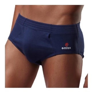 Omtex Sports Brief Cricket Special, Large Navy Blue