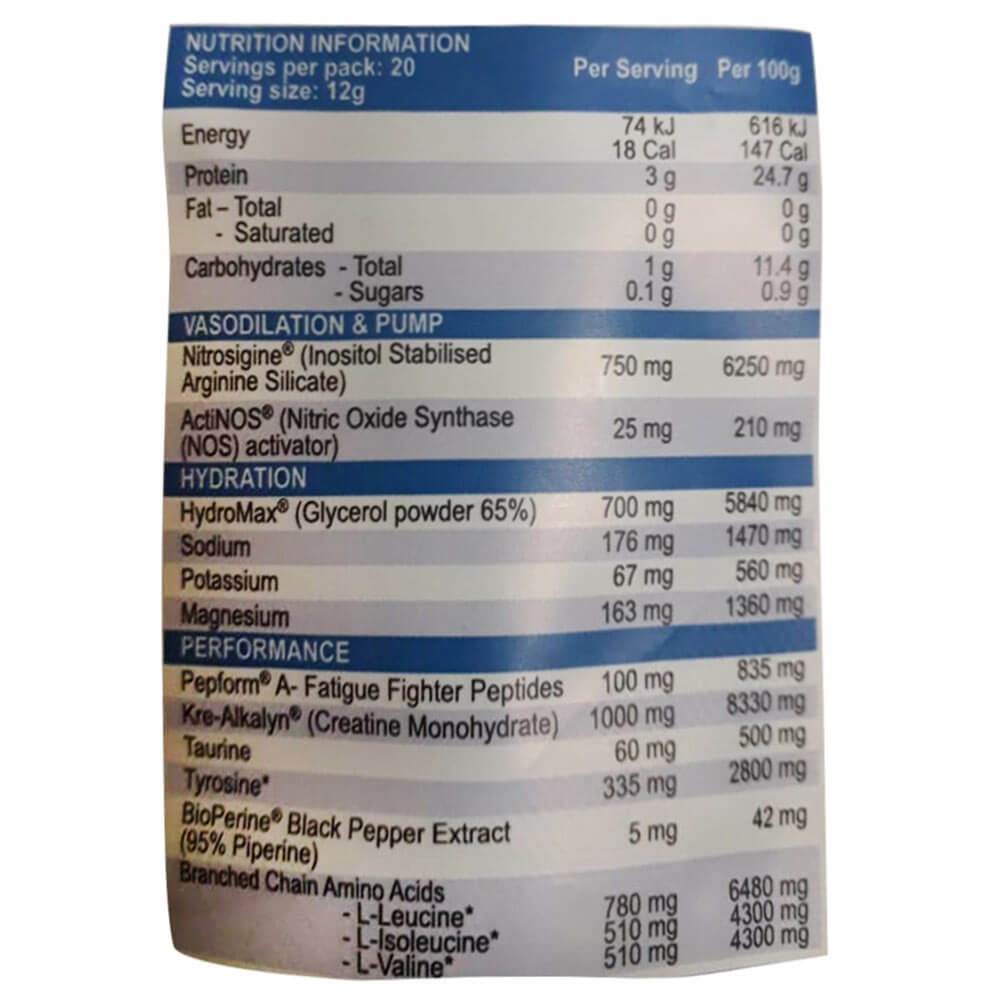 supplement - International Protein Brutal Pump,  0.55 lb  Strawberry Kiwi 