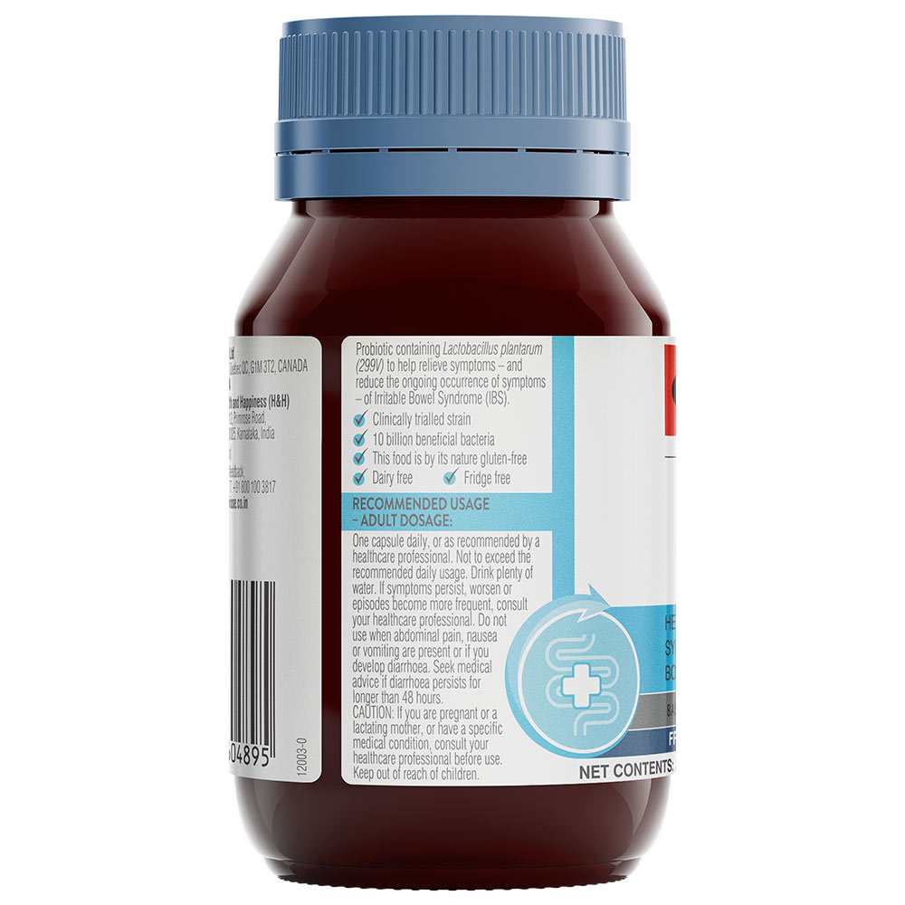 usage - Swisse ULB Daily IBS Probiotic,  30 capsules 