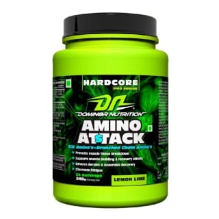 Domin8r Nutrition Amino Attack, 0.52 lb Lemon