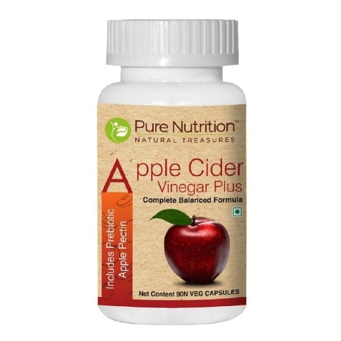 Pure Nutrition Apple Cider Vinegar Plus, 90 veggie capsule(s) Unflavoured