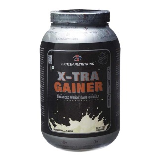 British Nutritions X-Tra Gainer, 2.2 lb French Vanilla