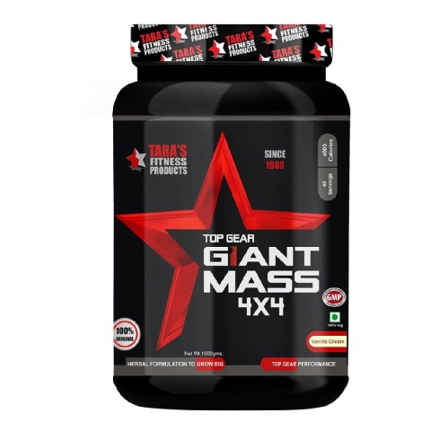 Tara Fitness Products Top Gear Giant Mass 4X4,  1 kg  Vanilla 