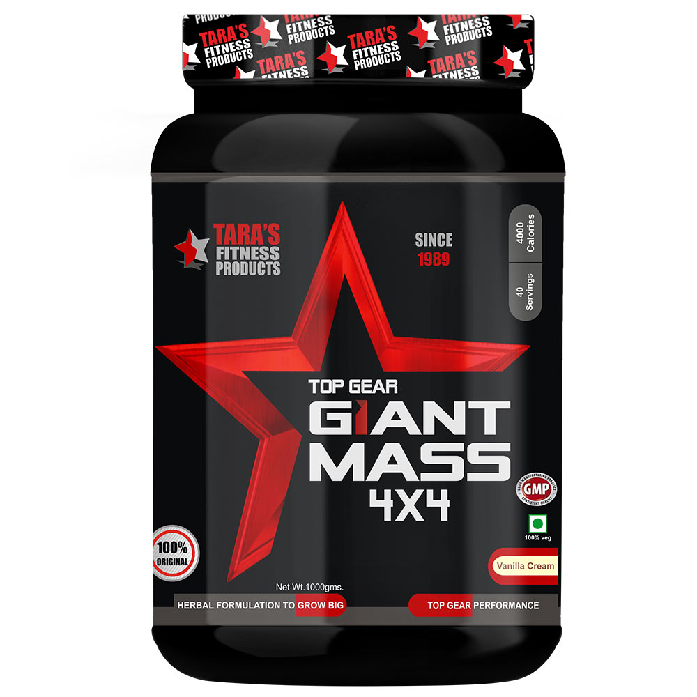 Tara Fitness Products Top Gear Giant Mass 4X4,  1 kg  Vanilla 
