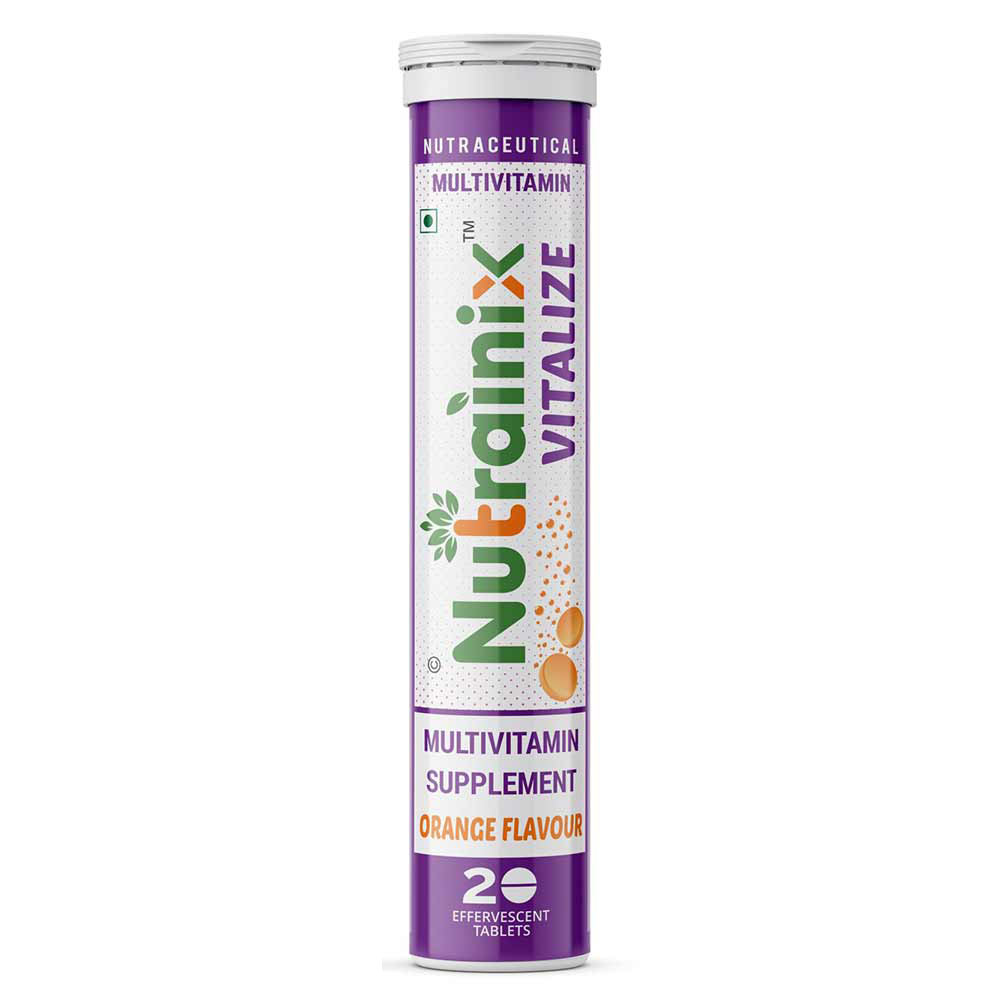 4 - Nutrainix Vitalize Multivitamin Supplement,  20 tablet(s)  Orange 