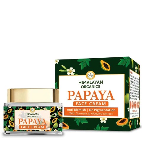 3 - Himalayan Organics Papaya Face Cream, 50 ml Anti Blemish & Pigmentation Removal