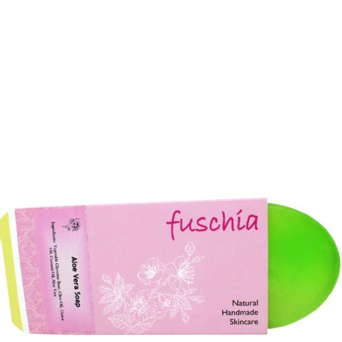 Fuschia Aloe Vera Natural Handmade Herbal Soap,  100 g  for All Skin Types 