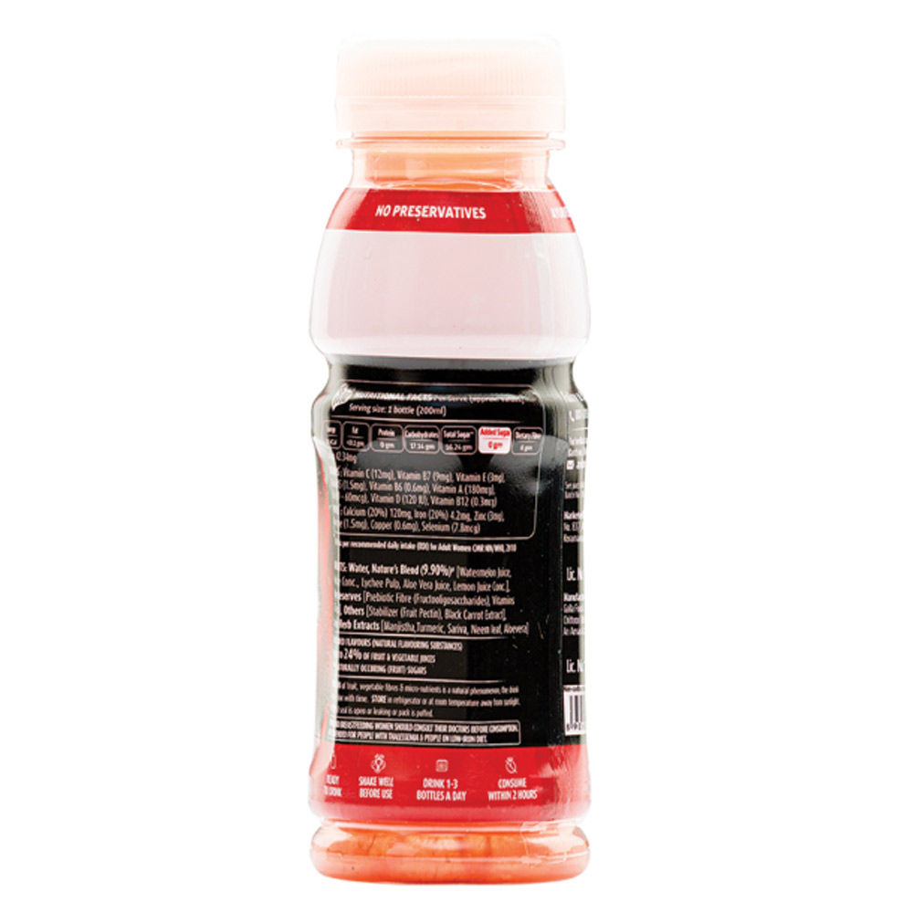 3 - &Me Skin Care Drink,  Watermelon Rose (Pack of 8)  200 ml 